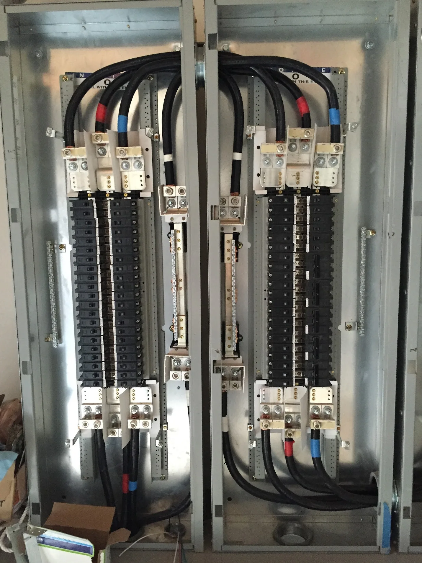 Commercial electrical panel work