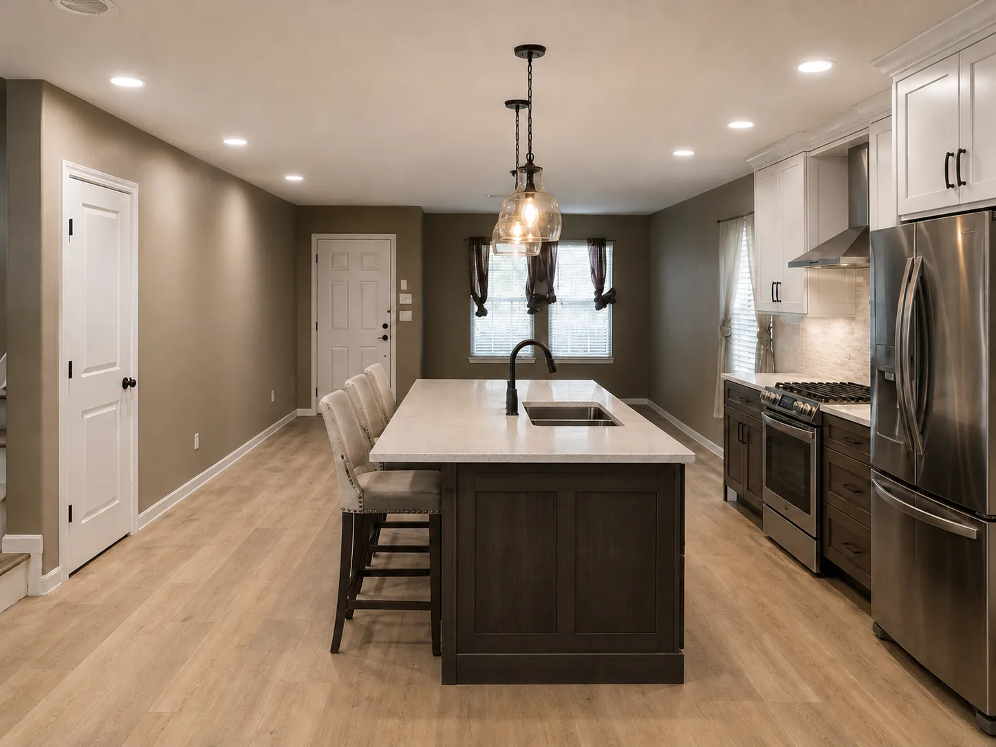 Finished electrical remodel work